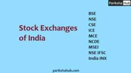 List Of Stock Exchanges In India - ParikshaHub